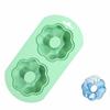 2-Cavity Doughnut Baking Mold DIY Cake Mold Non-Stick Silicone Baking Pan Muffins