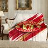 1 Stück Gemütliche Manchester United Manchester City Decke, Leichte & Strapazierfähige Druckdecke, Perfekt für Zuhause, Sofa, Bett, Picknick, Reisen, Büro