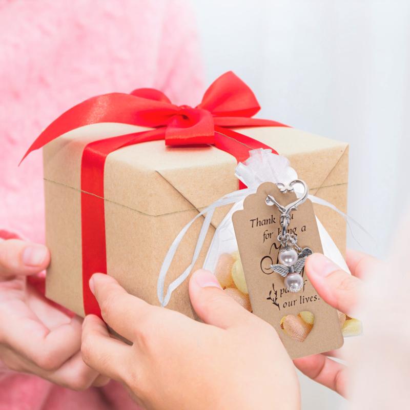 20pcs Angel Keychain Pendant Yarn  Bag Gifts For  Wedding  Birthday  Party