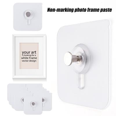 10PCS No Punching Screw Paste Hook