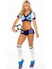 European Cup Cheerleader Costume - Nightclub & Bar Dancewear, Football Performance & Photo Shoot Outfit for Women.