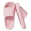 Thick Bottom Women Home Slippers Platform Beach Indoor Slides Fashion Comfortable Non-slip Slippers Breathable Lightweight Men Bathroom Slippers