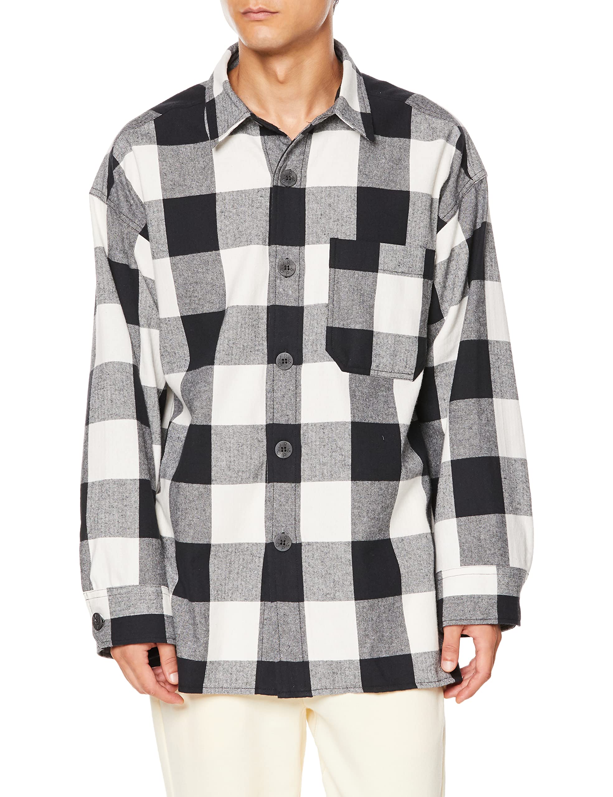

Robuchon Check flannel shirt PMFT224995 BLK L [Gelato Pique] Joël [Homme] Men s чёрный