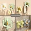 Slipper Rack Self-adhesive Bathroom Simple Hook Toilet Drainage Rack Wall Mounted Stand Bedroom Storage Hook Shoe Drying Rack