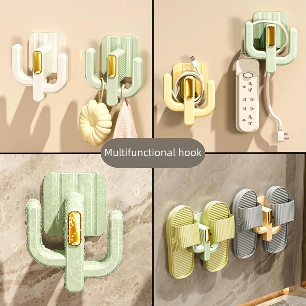 Slipper Rack Self-adhesive Bathroom Simple Hook Toilet Drainage Rack Wall Mounted Stand Bedroom Storage Hook Shoe Drying Rack
