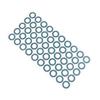 200Pcs Self-Adhesive 18650 21700 26650 32650 Battery Insulating Gasket Li-Ion Battery Insulation Electrical Insulation Pad Rings