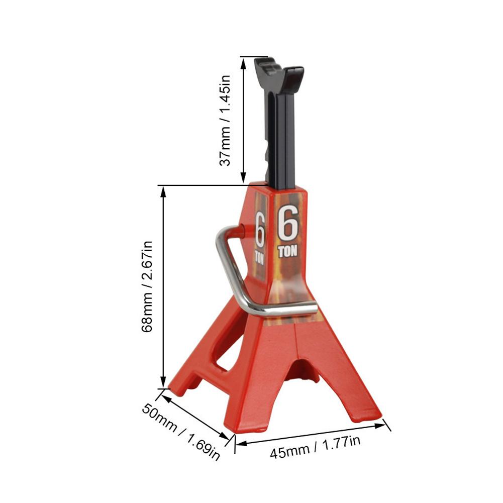 Suportes Macaco de Simulação RC 6 Toneladas Macaco de Brinquedo Adequado Para Carros RC de Brinquedo Ferramenta de Reparo Para 1/10 RC Crawler SCX10 D90 CC01 TRX4 Axial