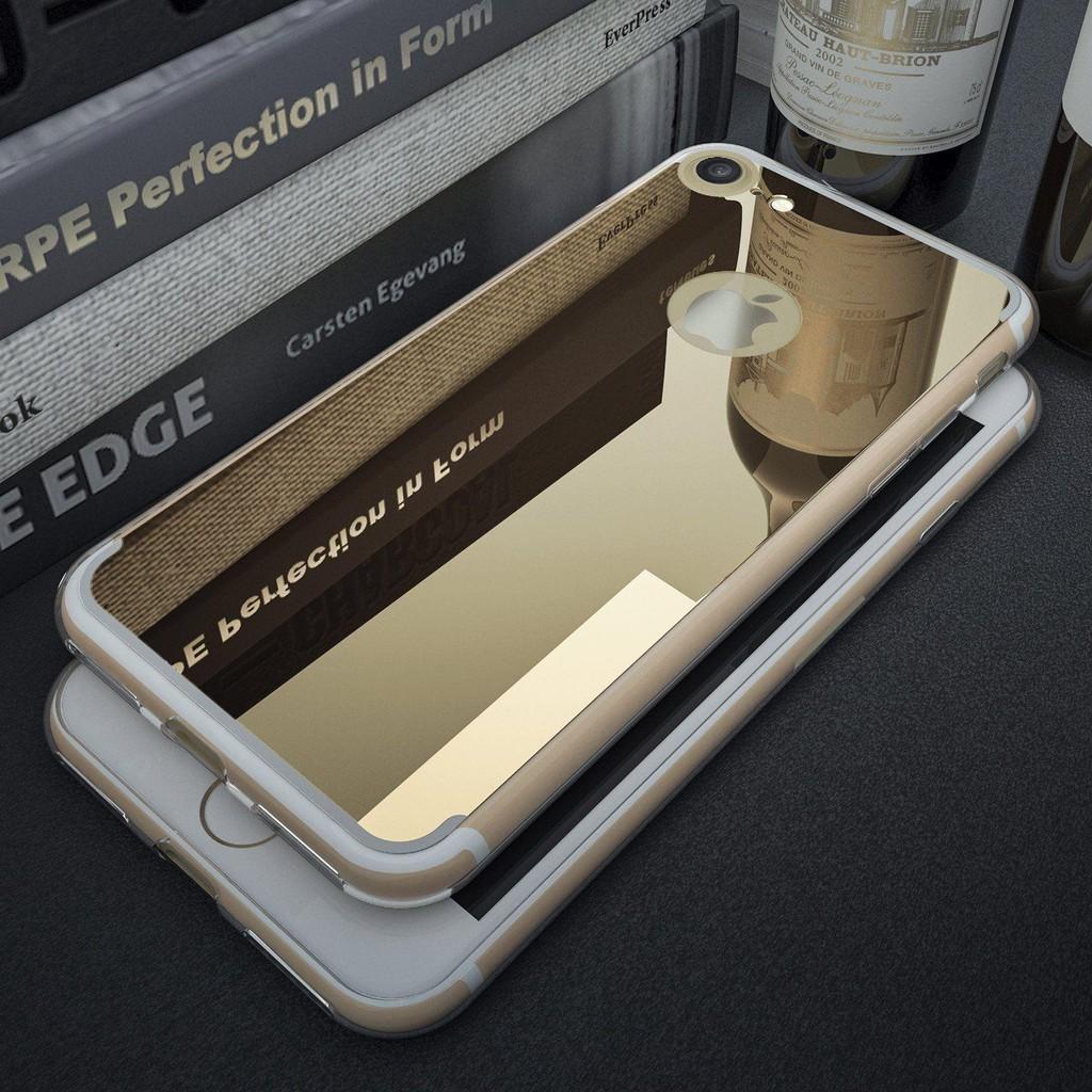 Rubber Back Mirror Crystal Clear Bumper Case Cover For Iphone 5 6 7 Plus 7s