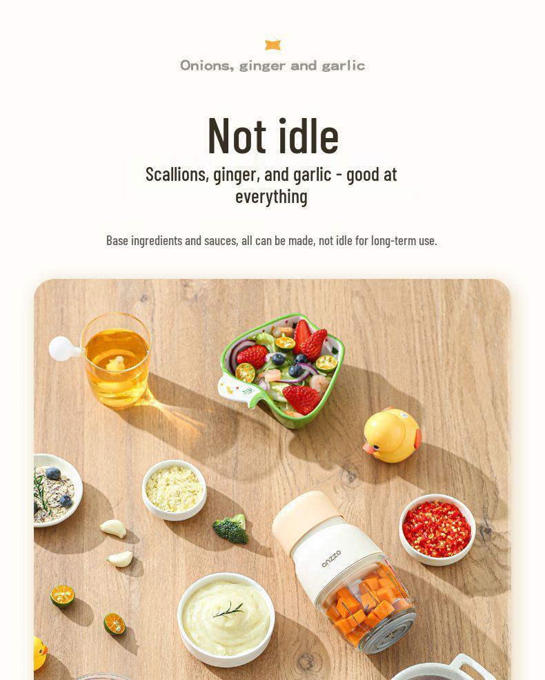 Multi-functional Mini Electric Baby Food Maker & Blender