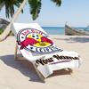 Bull Logo Customized Name Beach Towel Soft Durable Quick-Dry Suitable for Sports Travel Swimming Yoga Bathroom Beach And Pool