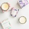 New Smokeless Soy Wax Aromatherapy Floral Scented Candles with Exquisite Packaging - Perfect Party Favors