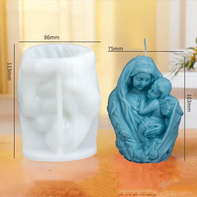 Candle Mold Aroma Soap Mold Silicone Mold Silicone For Crafting Enthusiasts Home Decor Mother'S Day
