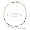 Summer Mens Geometric Shell Bead Necklace With Stainless Steel Chain For Casual Wear