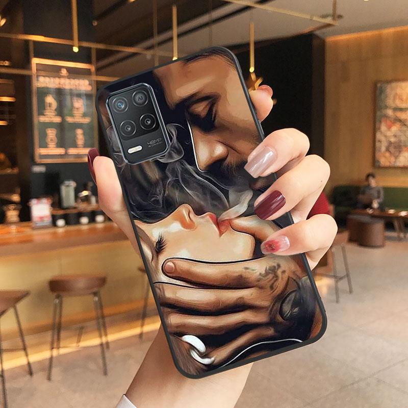 Sexy Ärmel Tattoo Mädchen Telefon Fall für OPPO Realme GT 2 Pro X2 Pro XT C25S 8 7 6 Pro 6i GT Master C3 C21 C21Y C11 X3 SuperZoom