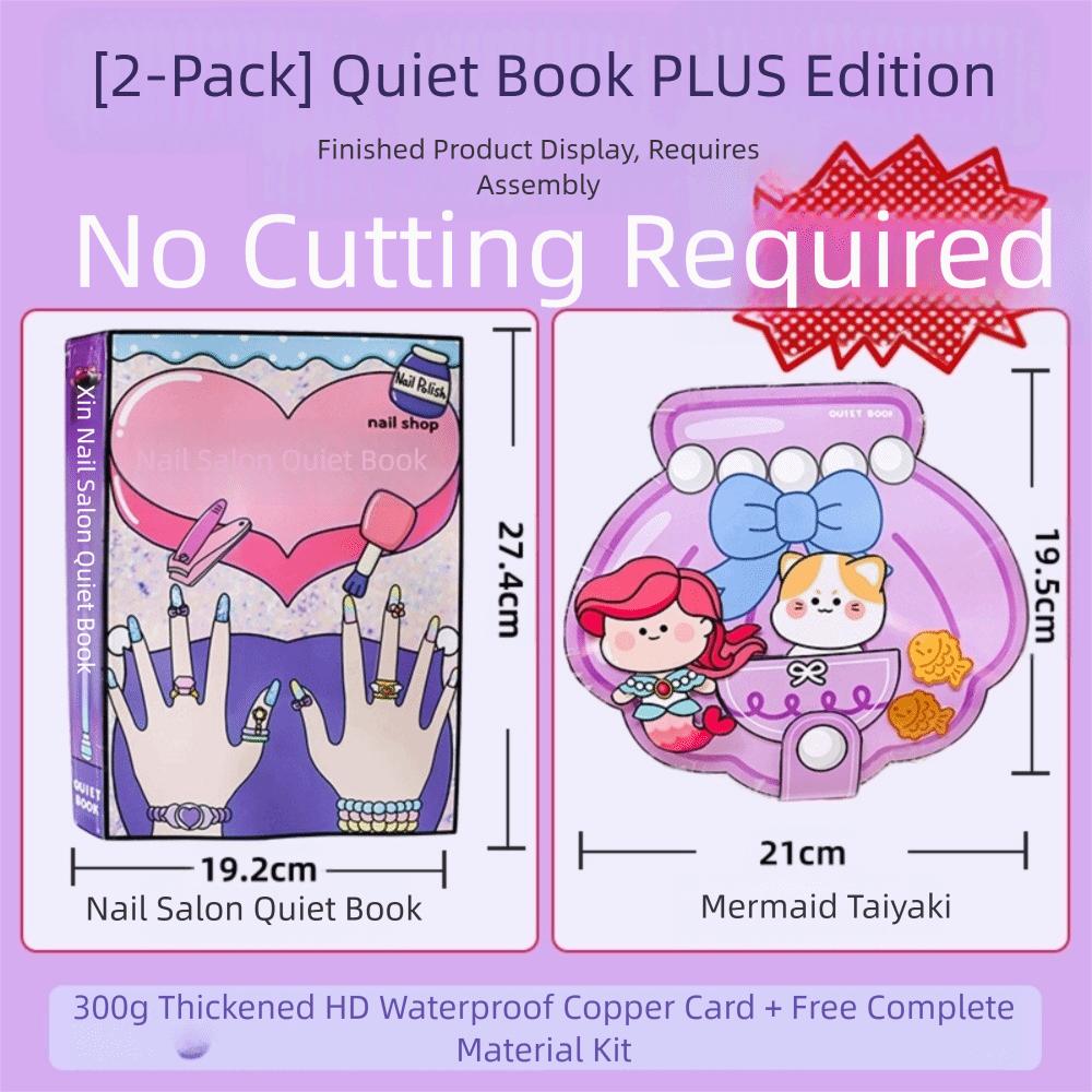3D Design Creative Sticker Games Handmade 3D Makeup Quiet Book  Creative Play