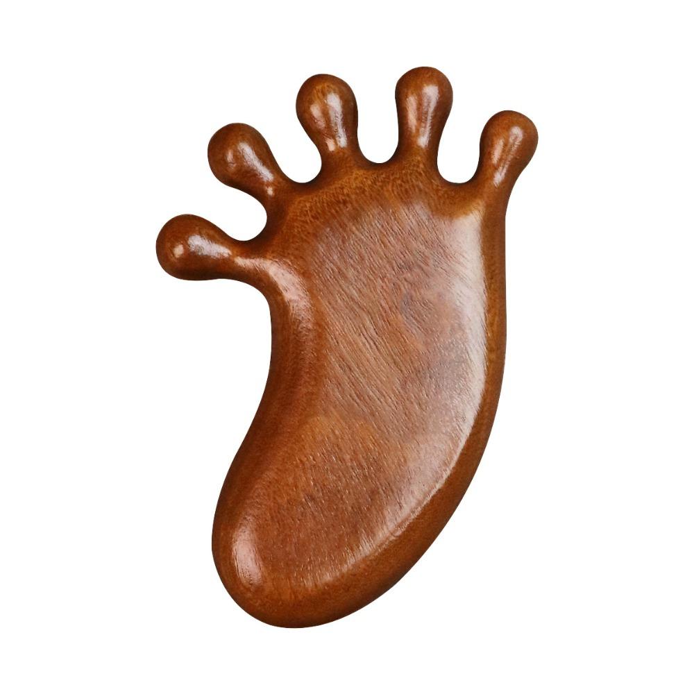 

Массажер для кожи головы из сандалового дерева, гребень с широкими зубьями, 5 зубьев, новый массажный гребень, красота и здоровье