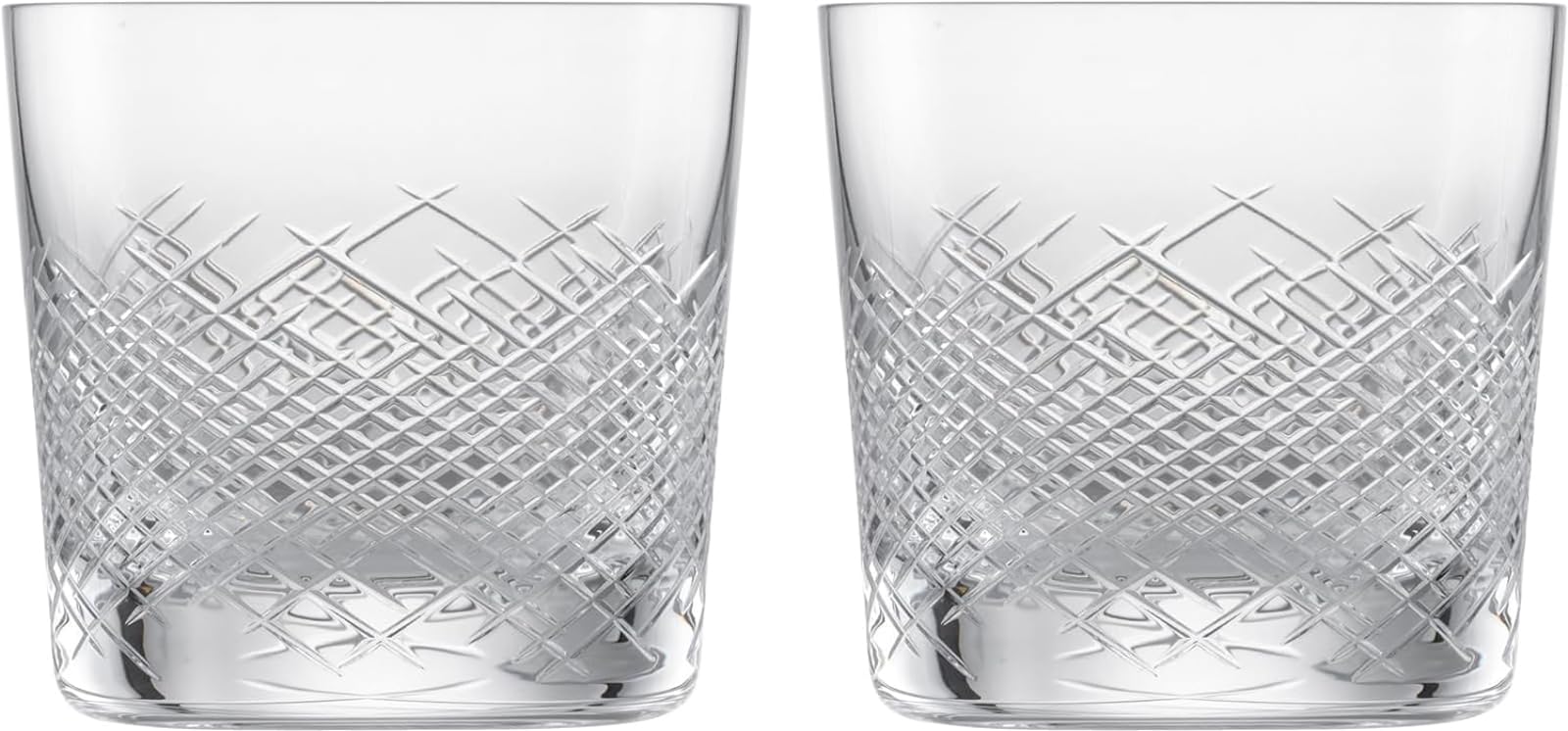 

ZWIESEL GLAS Bar Premium No. 2 Tumblers for Whiskey and Hard Liquor, Large, Pair of 2, Handmade (m122284)