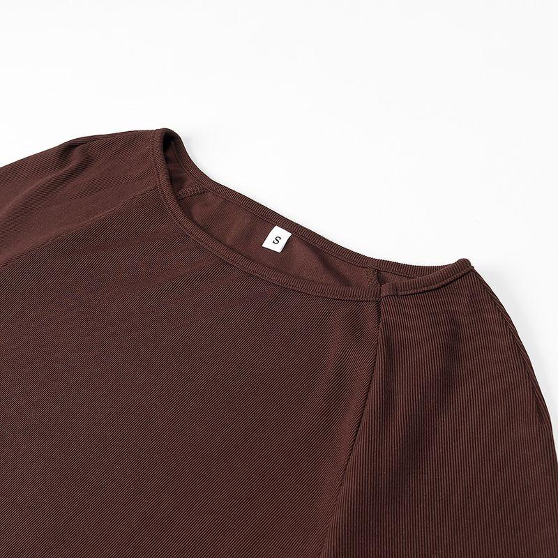 Kaslead New Arrival Women's Clothing Fashion Style Fashion Minimalist Silm Knitting Long Dress