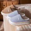 2025 Nieuwe Herfst/Winter Dikke Zool Elastisch Katoenen Pantoffels - Warm, Antislip en Comfortabel voor Mannen en Vrouwen