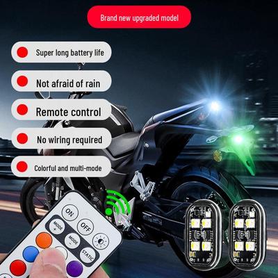 Drahtlose LED Stroboskop- & Rücklichter für Flugzeuge, Motorräder, Fahrräder und Autos