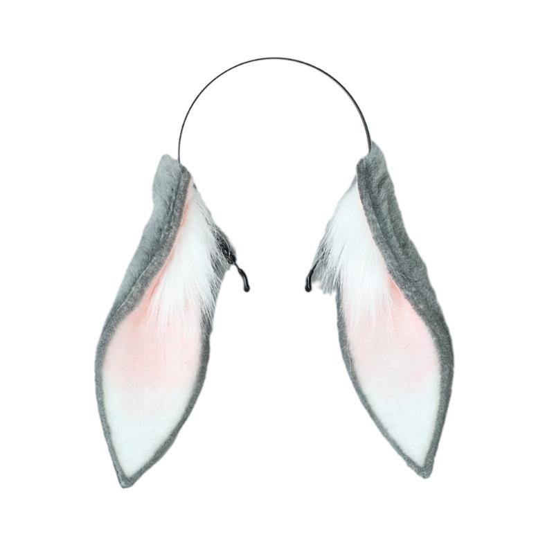 Sexy Foxes Bunny Ear Headband Lolita Cosplay Beast Ears Hair Hoop Anime Cosplay Props Furry Masquerade Party Costume Hairband