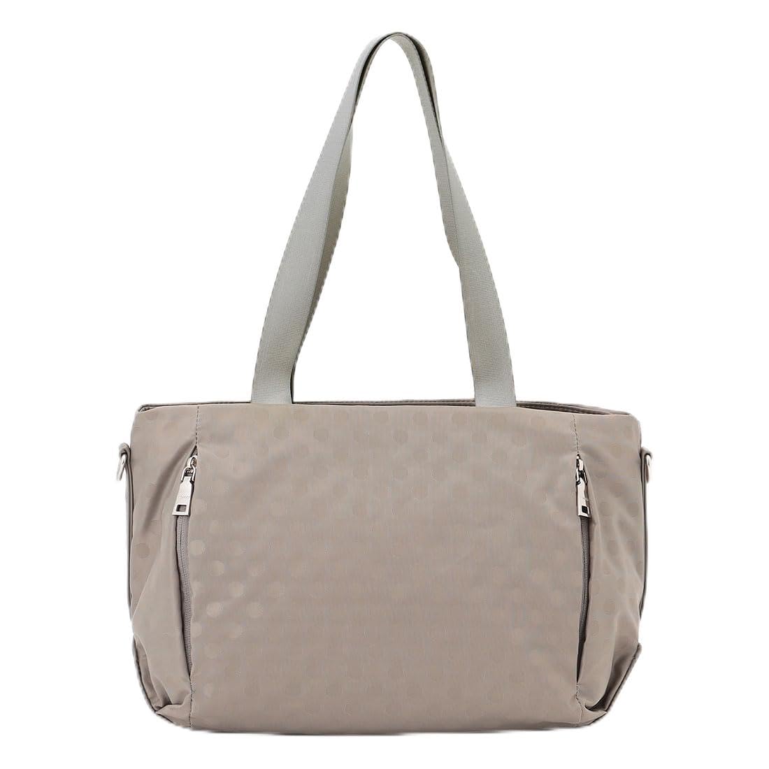 

Tote bag vous et dot jacquard light gray [Isaac] 2-way tote, (12)
