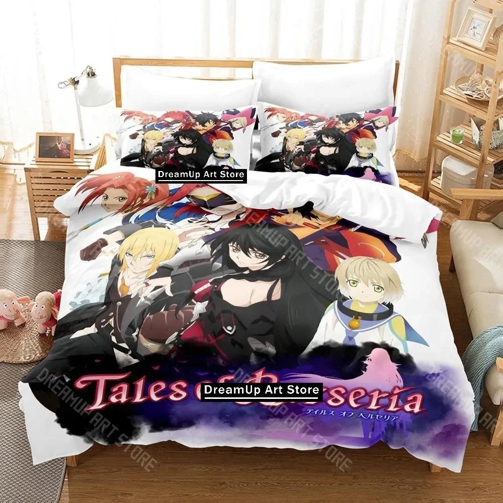 3D Print Tales of Berseria Bedding Set Twin Queen King Full Size Single Double Duvet Cover Pillowcase Bed Boys Girls Adults