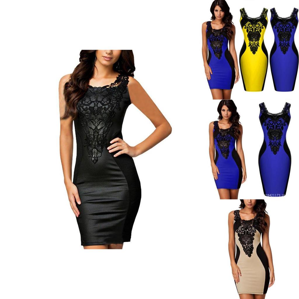 Elegantly Designed Lady Dress Mini Dress For Women Featuring Sexy Lace Details