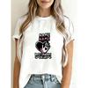 White T Shirt With Heart And Hands Print Best Friends For Life Custom Name Design For Women Casual Wear