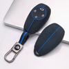 Key Fob Cover for Leapmotor T03 S01 C11 C01 with Keychain Anti-Scratch Shockproof Protective Shell Holder with Honeycomb Texture Shockproof Structure
