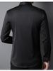 Men's Long-Sleeve Business Shirt: Solid Color, Mulberry Silk, Turn-Down Collar, 2025 Autumn Collection