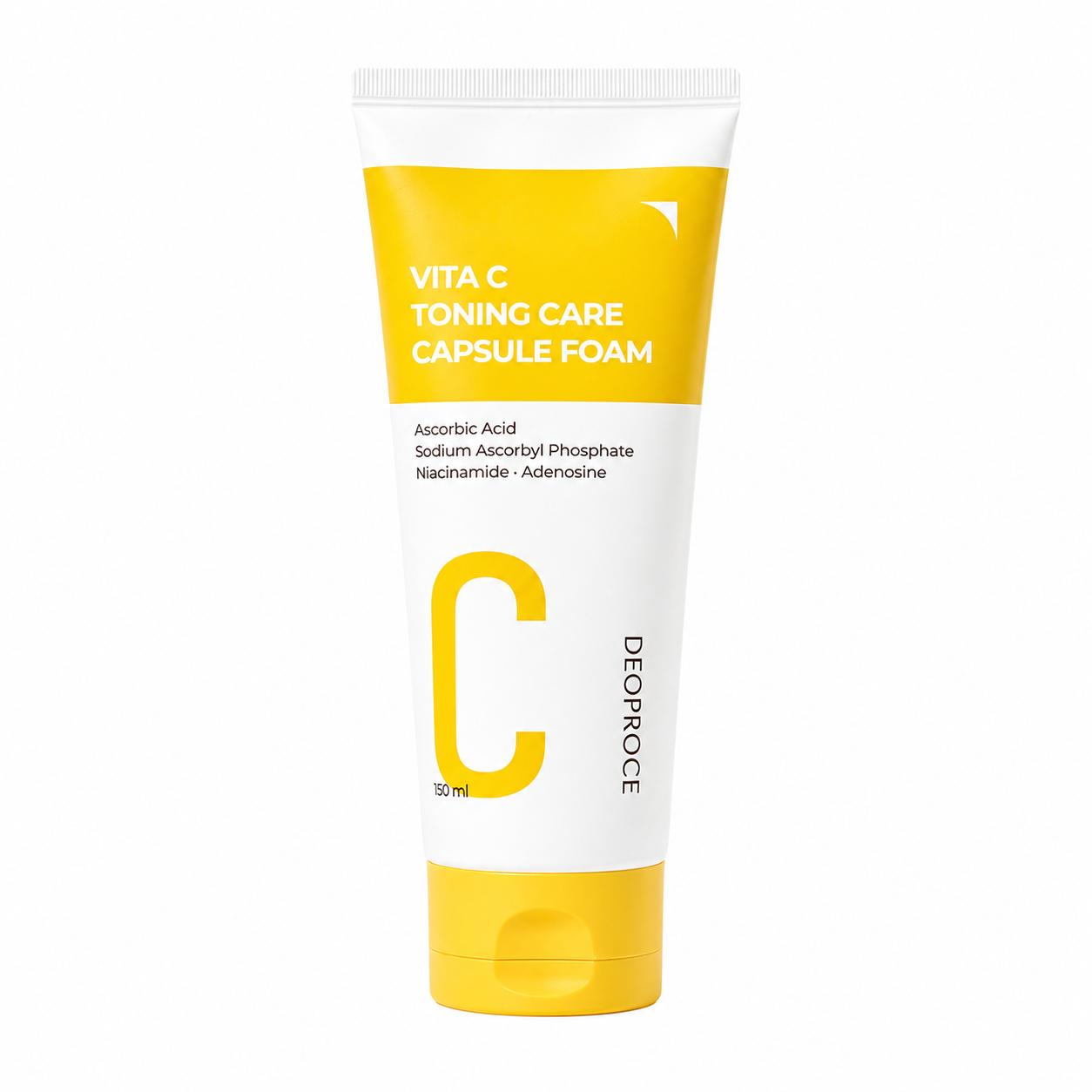 Deoproce Vita C Toning Care Capsule Foam Cleansing 150ml*1Pc/2Pcs/3Pcs/4Pcs 1Pc