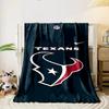 Houston Texans Logo Design Blanket Flannel blanket for bedroom, living room, sofa, and nap sofas.