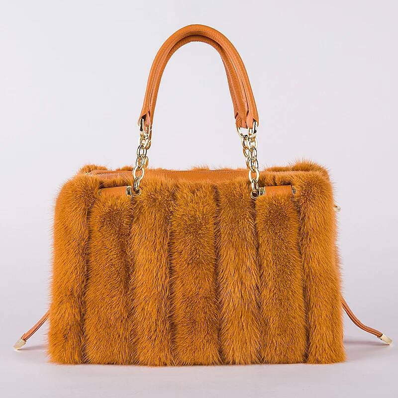 Women Winter Luxury Real Mink Fur