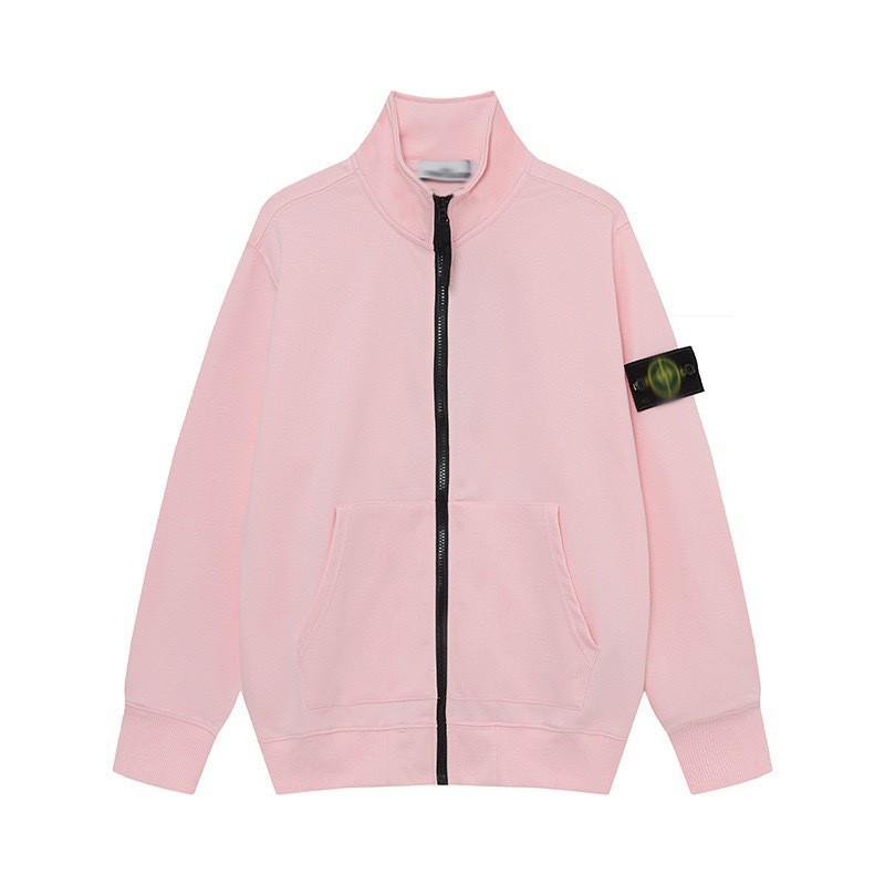 Stone Island Compass Patch Basic Hoodless Sweatshirt Loose Fit Men Women Casual Daily Wear