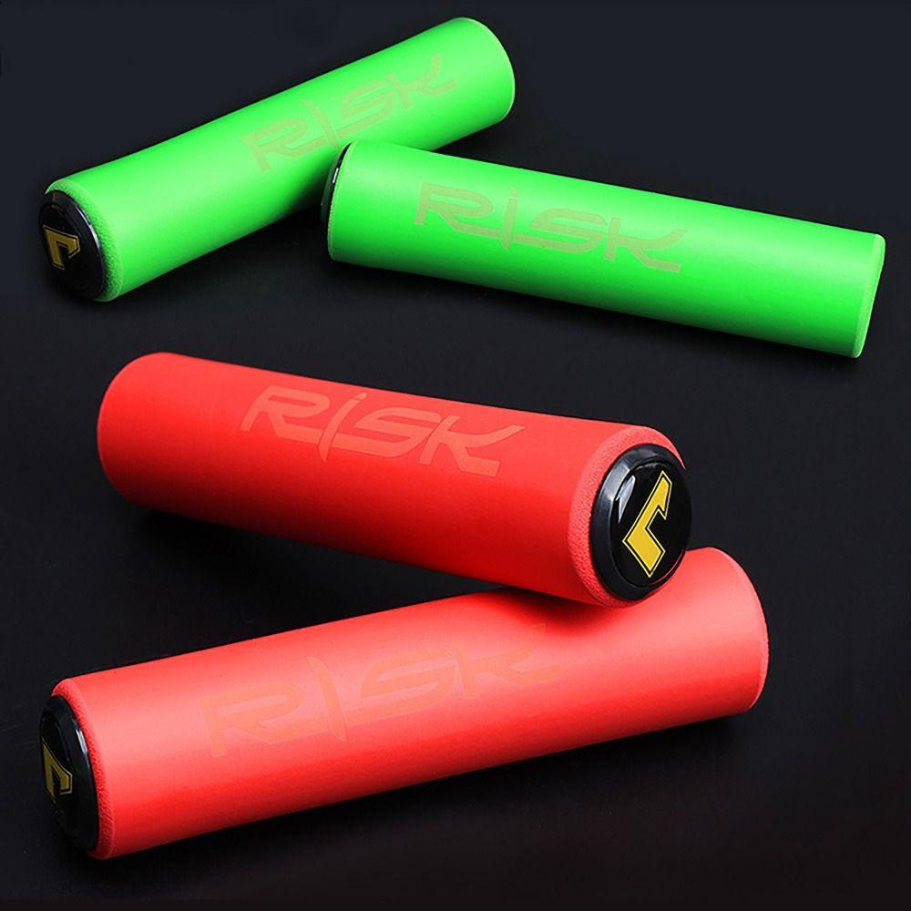 2PCS Anti-slip Cycling Bike Grips Silicone Mountain Bike Handlebar Cover  Bike Accessory
