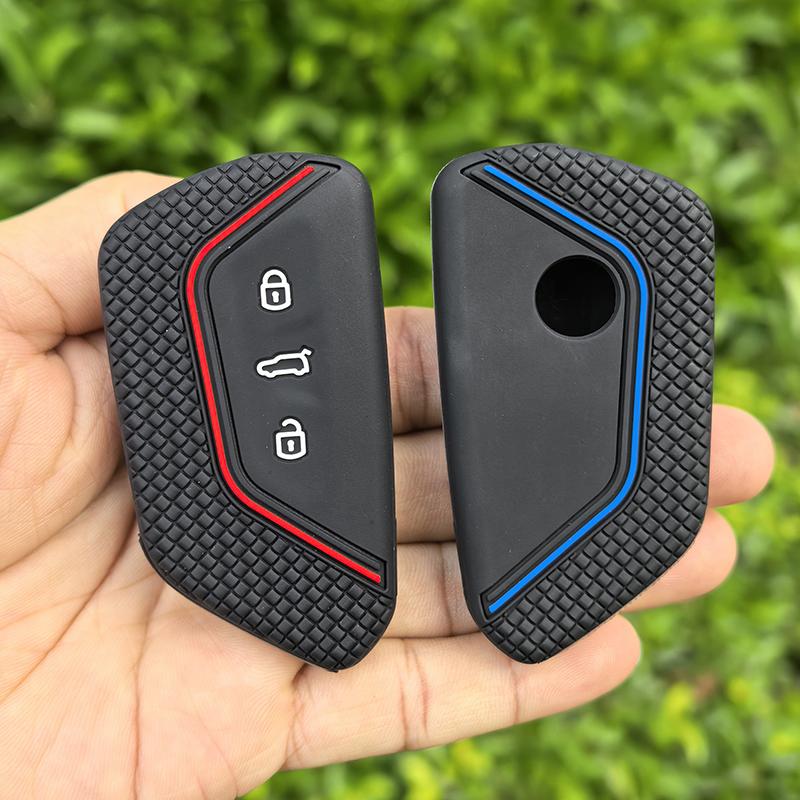 Car Key Cover for VW Golf 8 Mk8 2020 for Skoda Octavia 4 8 A8 MK4 Group 2021 Seat Leon Remote Control Cases Keychain Holder