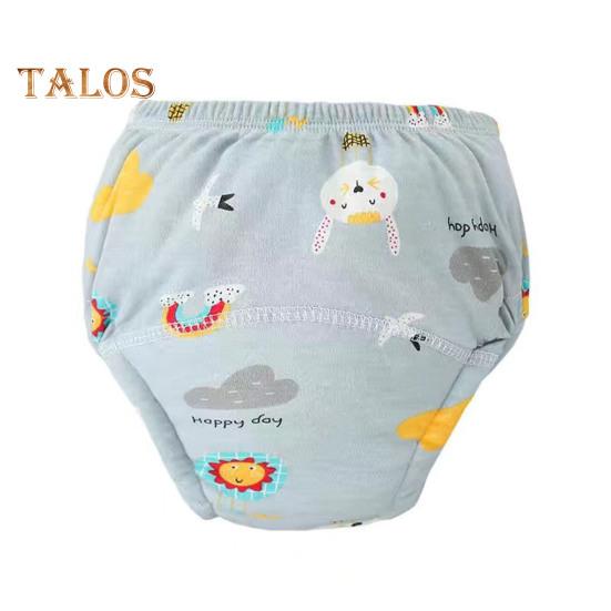 6Pcs Potty Training Underwear Breathable Baby Diapers Leak-proof Toilet Training Pants Adjustable Elastic Bands Toddler Pee Pants