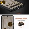 For Google Pixel 7a 5G Carbon Fiber Texture Phone Back Case PU Leather Coated PC+TPU Shockproof Cover