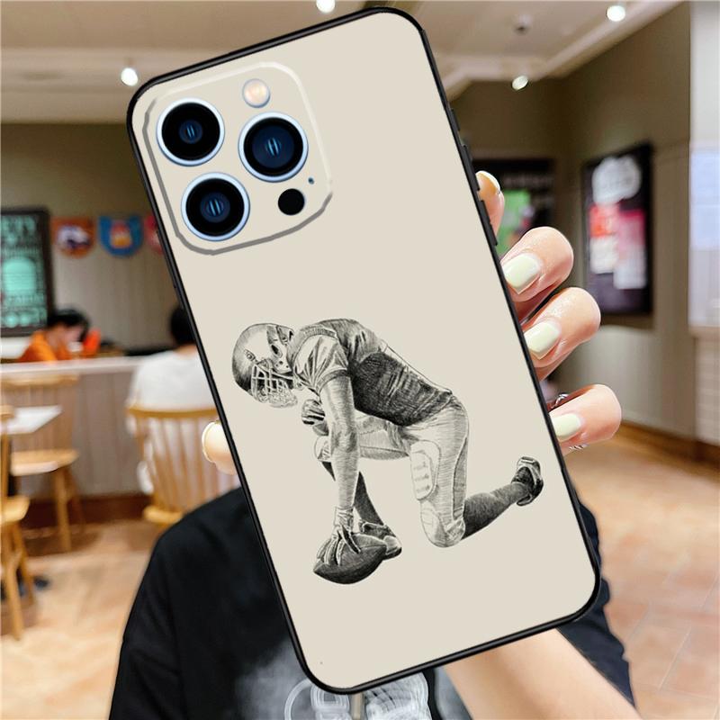 American Football Case For iPhone 17 16 15 13 12 11 14 Pro Max Mini Plus 16e 17 Air Bumper Cover Accessories