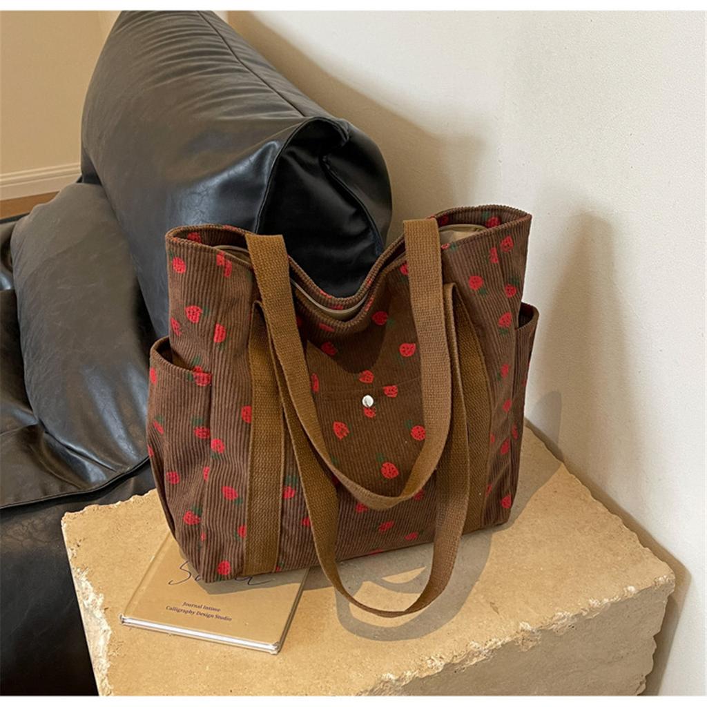 Fresh Sweet Girl Handbag Fashionable High-End Printed Shoulder Bag Leisure Shopping Commuter Ladies Underarm Bag