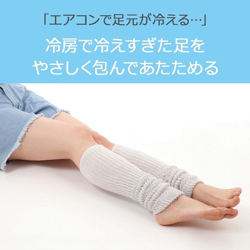 Used Silk leg warmers, double knit, for both summer and winter, for sleeping, sleeping, cooling protection, made in Japan, 3 colors, approx. 45cm (2