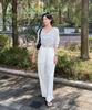 TTUDEMENT Relaxed Wide Pants_White