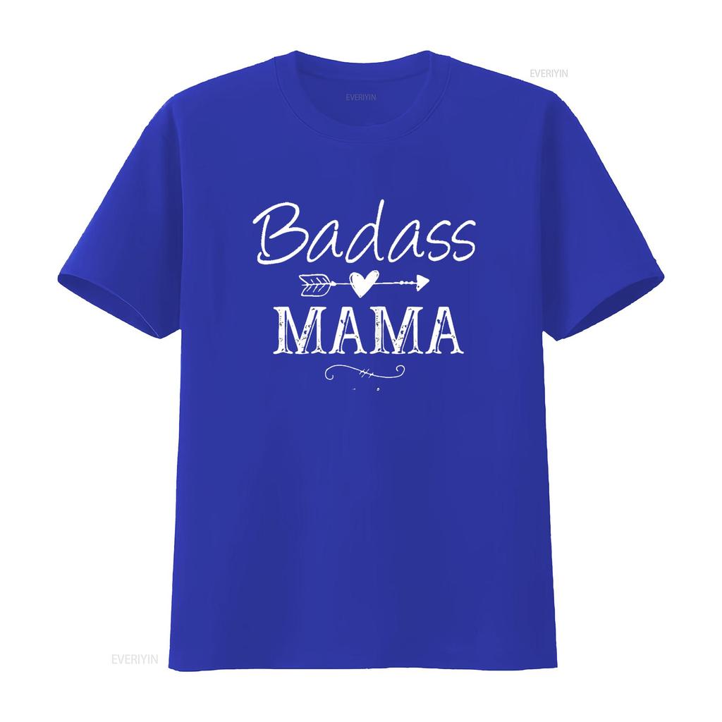 Womens Badass Mama Christmas Strong As A Mother Funny Mom T Shirt Black 2XL Vintage Washed Soft Stretched Versatile Comfortable