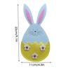 Easter Knife Fork Holder Pocket Rabbit Eggs Bunny Cutlery Bag for Easter Party Table Decor Tableware Cover Ornaments