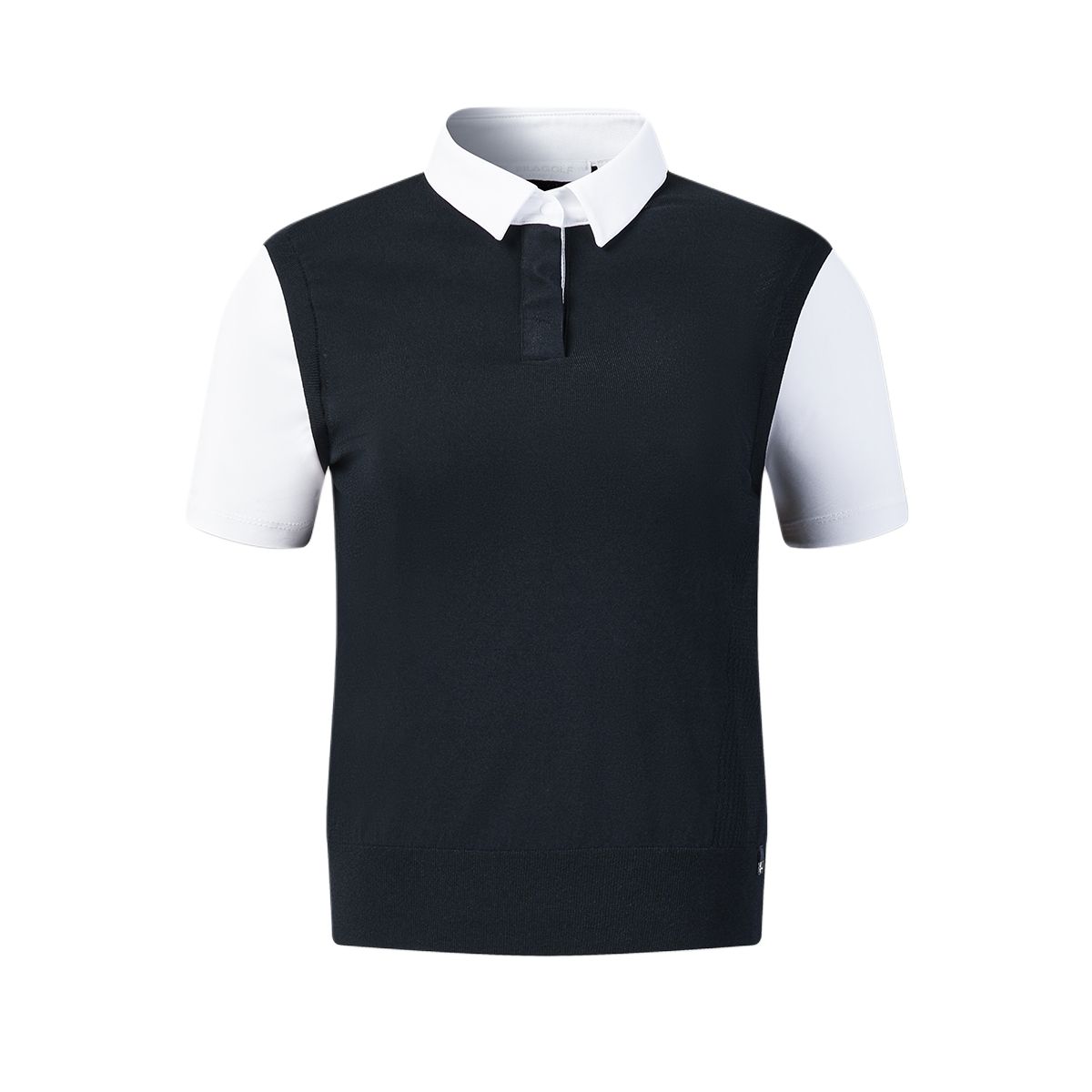 FILA Golf Series Pullover Knitted Polo Short Sleeve Golf Shirt Women tops A11W625411F-NV S