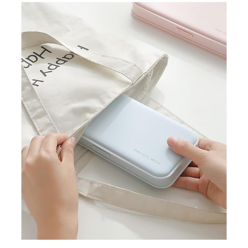 Creative Simple Plastic Stationery Storage Pencil Case For Students