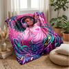 Music In Motion Theme Blanket Lightweight Warm Flannel Blanket Decorative Throw Blanket for Home Decoration