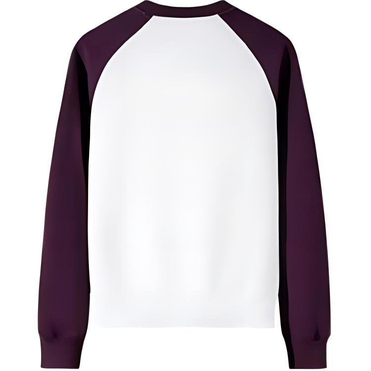 Anta Lifestyle Series Sport Casual Simple Color Block Letter Round Neck Pullover Loose Sweatshirt Women sweatshirt 162448702SS-3