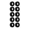 10PCS AC Compressor Shaft Seal Kit Rubber Black Circular AC Compressor Oil Seal Fit for 10S AC Compressor
